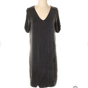 Anthropologie Dolan Left Coast Black Tunic Dress Size Small